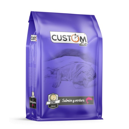 Custom Diet Salmón y verdura 6 KG