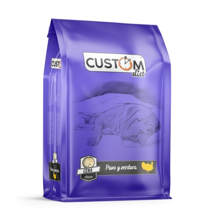 Custom Diet Pavo y verdura 6 KG