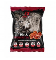 Alpha spirit Snacks para Perro de Jamón 50g Comida y golosinas para perros