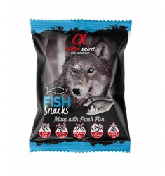 Alpha spirit Snacks para Perro de Pescado 50g Comida y golosinas para perros