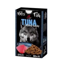 Alpha spirit NATURAL SNACK -ATÚN 80gr Comida y golosinas para perros