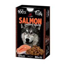 Alpha spirit NATURAL SNACK - SALMÓN 80gr Comida y golosinas para perros