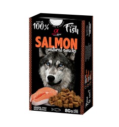 Alpha spirit NATURAL SNACK - SALMÓN 80gr Comida y golosinas para perros