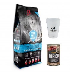 Alpha spirit alimento the only one wild fish food 12kg + Lata de 400gr + vaso medidor de Regalo