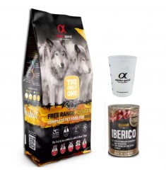 Alpha spirit alimento the only one aves de corral 12kg + Lata de 400gr + vaso medidor de Regalo