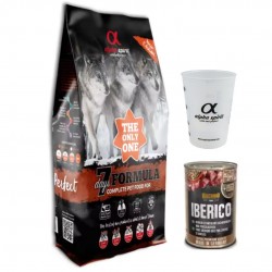 Pienso Alpha spirit alimento the only one 7 days formula 12kg + Lata de 400gr + vaso medidor de Regalo