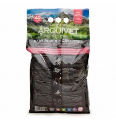 Arena para gatos - Bentonita con aroma a Talco - 10 Kg - Baby Powder Cat Litter Arquivet