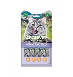 Snack para Gatos cremoso de Atún y Cangrejo (bolsa 5 sobres de 14 g)