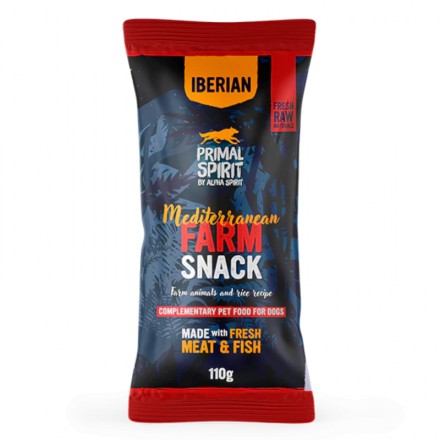 Primal Spirit Snack Mediterranean Farm Para Perros 110gr