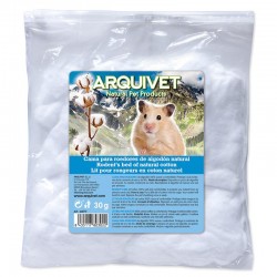 Algodón para hamsters blanco - 30 g Arquivet