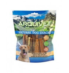 Barritas de salmón con piel para Perros 100% naturales 350gr Arquivet