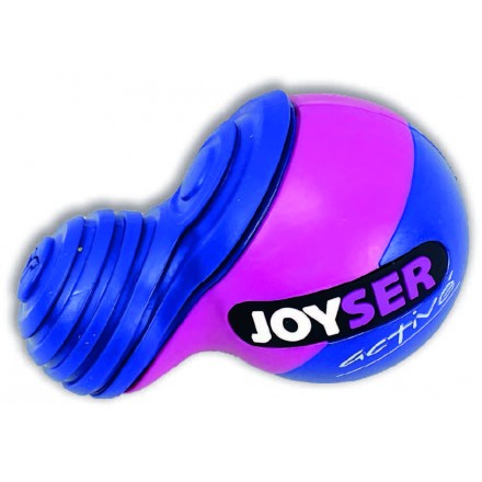 Joyser Mordedor Pelota Doble Azul/Púrpura Con Sonido