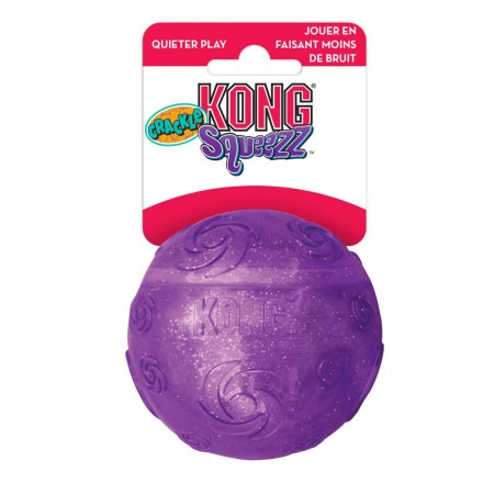 KONG Squeezz Crackle Ball