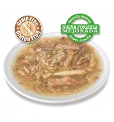 Comida húmeda para gatos Atún Blanco y espadín en salsa - 80 g